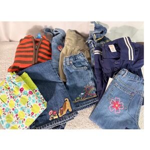 Girls Clothing Bundle 10pc Gymboree Gap OshKosh The Childrens Place Size 5